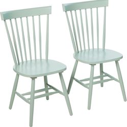 Teal Windsor chairs