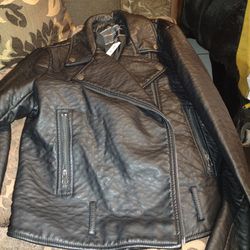 Victoria Secret Black Leather Jacket