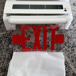 EXIT SIGN LED EDGE REXAFREM-P 