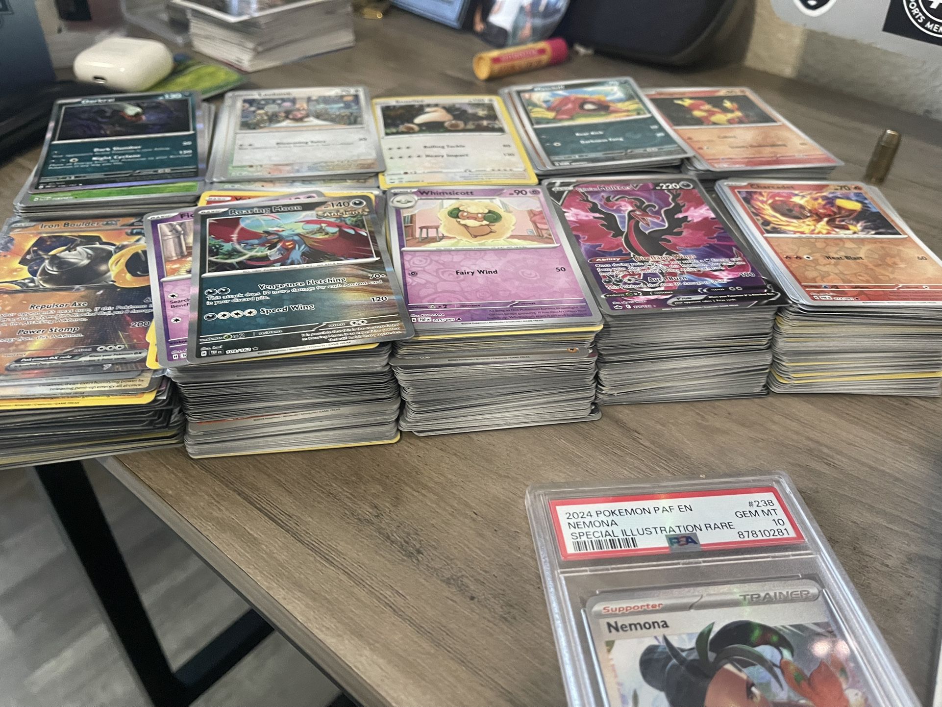 POKMON HOLO REVERSE HOLO LOT + PSA 10 Nemona - www.ice4pros.com.br