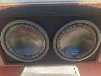 SPEAKERS BOSINAS ALPINE DOBLE BOBINA 12 INCHES GOOD CONDICIÓN ABLO ESPAÑOL