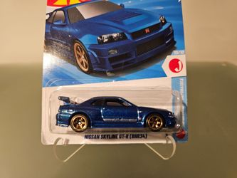 Hot wheels Nissan Skyline GT-R BNR34 mint
