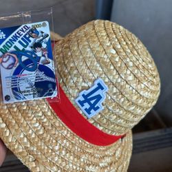 Dodgers one piece Hat And Card