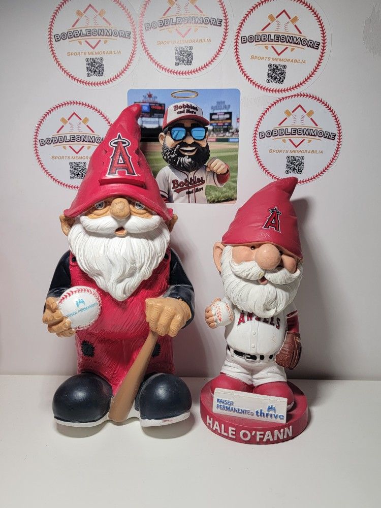 Angels Gnomes Figurines Open Box Mint Condition