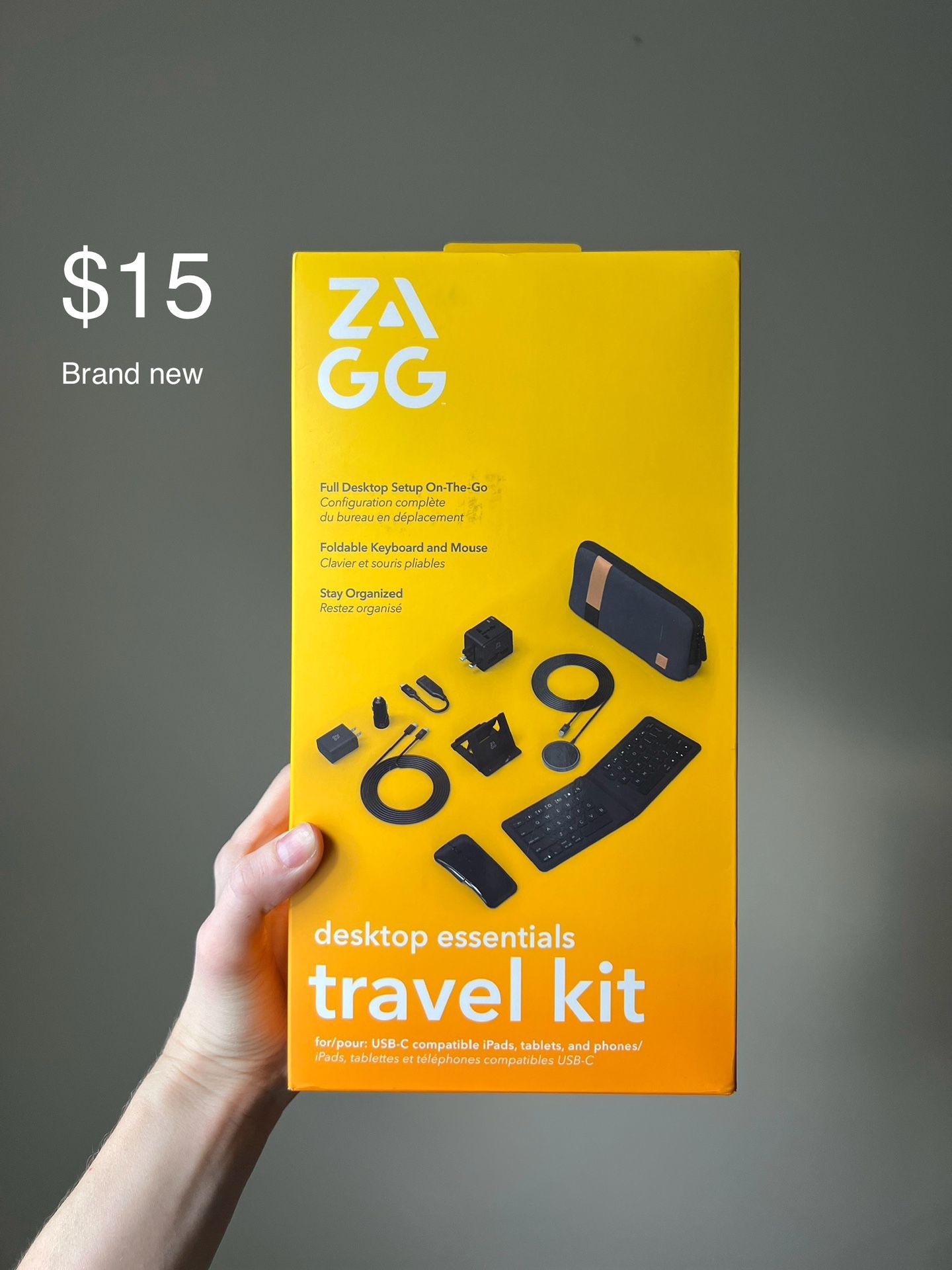 Zagg Travel Kit Travel Keyboard Brand New