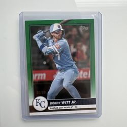 Bobby Witt Jr 2026 Topps Flagship Collection Card Green /99