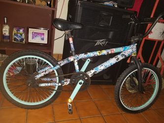 Mongoose bicycle (Sticker Bombed)