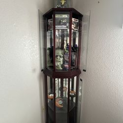 2-Tier Wood Curio / Display Case