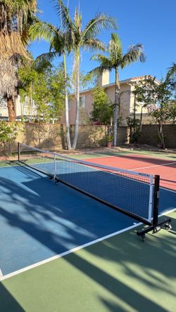 MOXOW Pickleball Net with Wheels