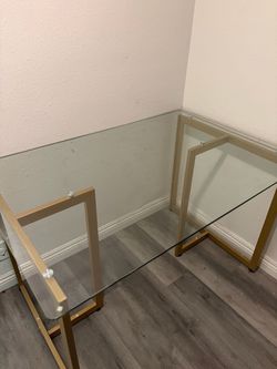 Tempered Glass Top Dining Table