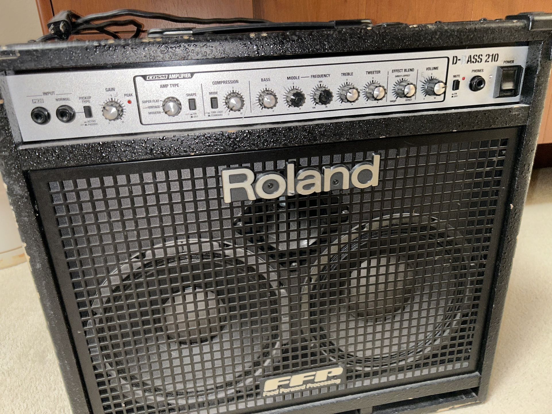 Roland D-BASS 210 Bass Combo Amplifier – 300W, COSM Modeling, FFP – Great Condition!