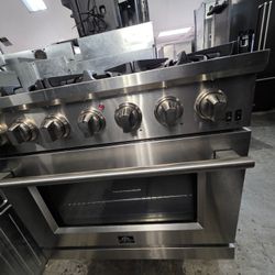 36" FORNO GAS RANGE STAINLESS STEEL 