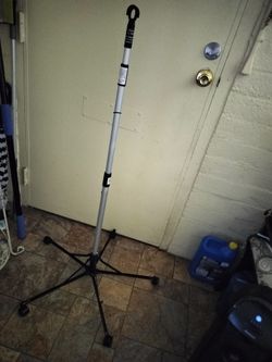 IV Pole Stand on Wheels