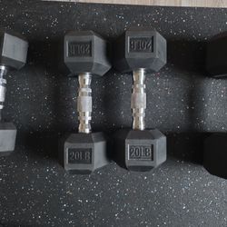 20 Lbs Hex Dumbbells