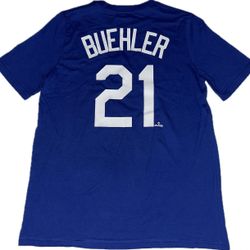 Nike Los Angeles Dodgers Walker Buehler #21 T shirt Jersey Boys Youth L & XL