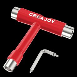 CREAJOY 5 Tools-in-One Skate  Multi-Function Portable Skateboard