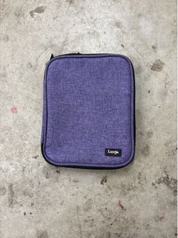 The Luxja Purple Zippered Travel Organizer Case is a convenient and stylish acce