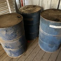 Metal 55gal Drum 