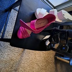 I Have Pink ,black ,white High Heels 👠 