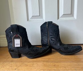 Leather boots