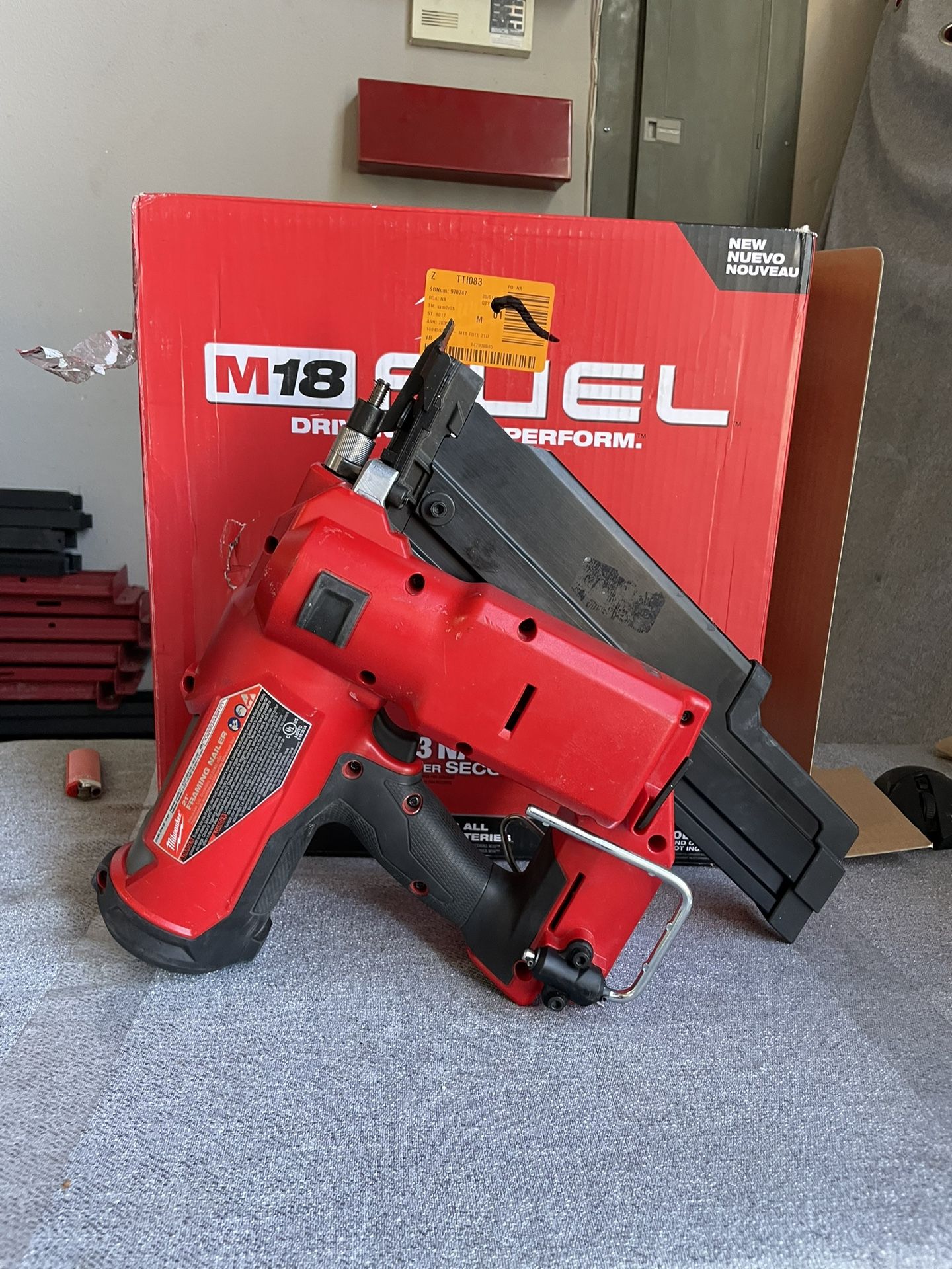 Milwaukeee M18 FUEL3-1/2 in 18-Volt 21-Deg Lithium-Ion Brushless Cordless Framing Nailer (TOOL ONLY)