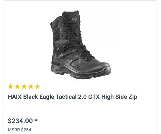Haix Black Eagle Tactical 2.0 GTX Boots
