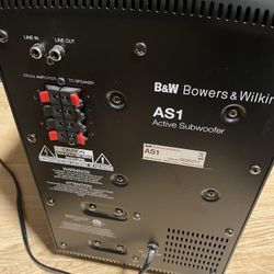 B&W Bowers & Wilkins AS1 Active Subwoofer