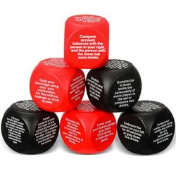 6 Pack Party Drinking Dice Game 