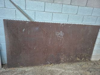 4 piece of 4'ft X 8'ft expanded steel sheets,  $220 for all 4