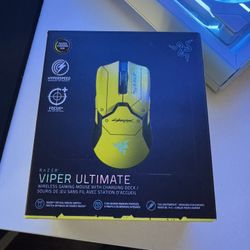 Razer Cyberpunk Viper Ultimate Yellow Wireless Gaming Mouse 