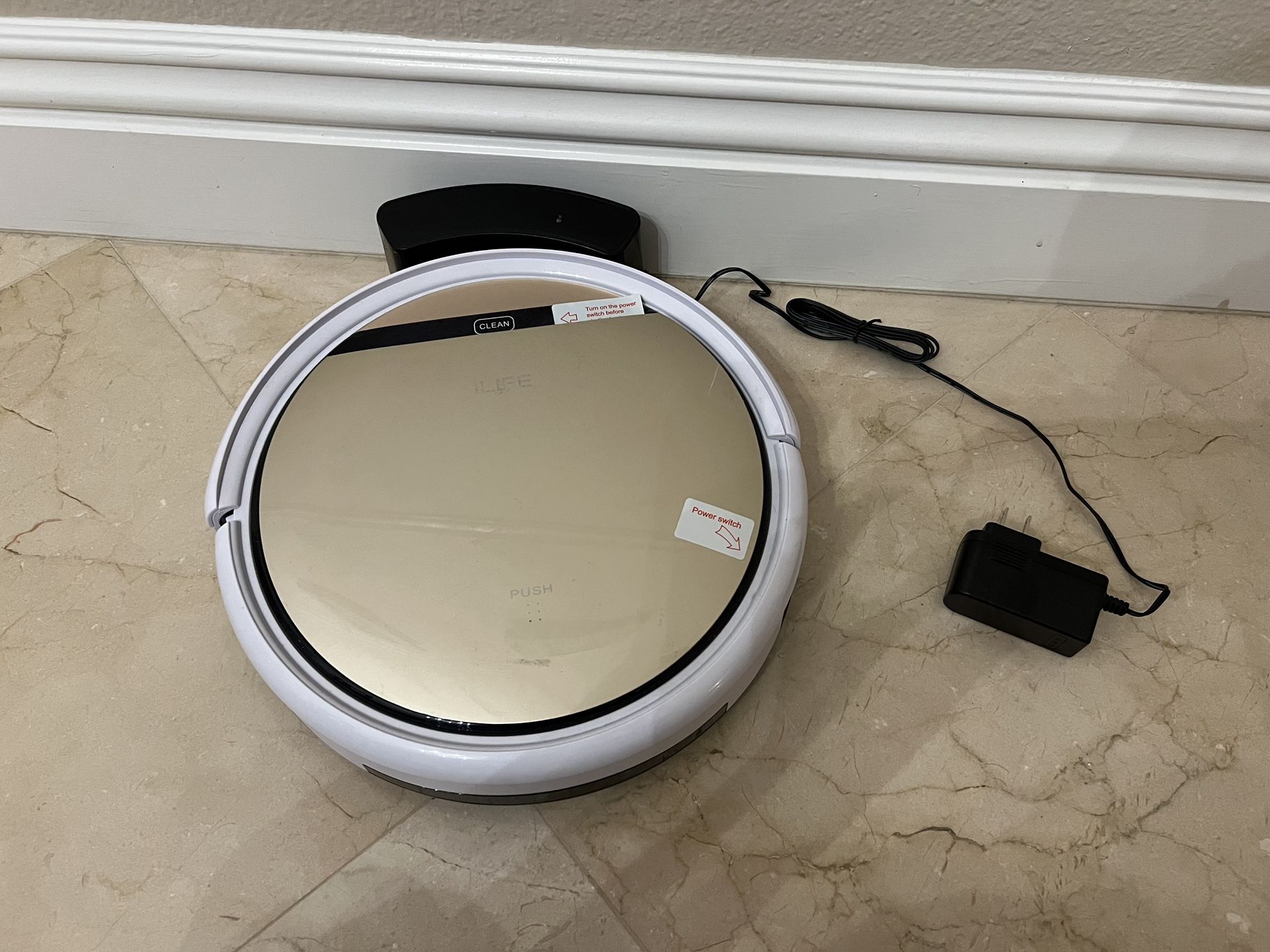 ILIFE V5s Pro W Robot Vacuum and Mop 2 in 1 Cleaner with Water Tank, Self Charging Robotic Vacuum