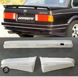 E30 OEM 3 pcs ZENDER. early model rear apron( valance)