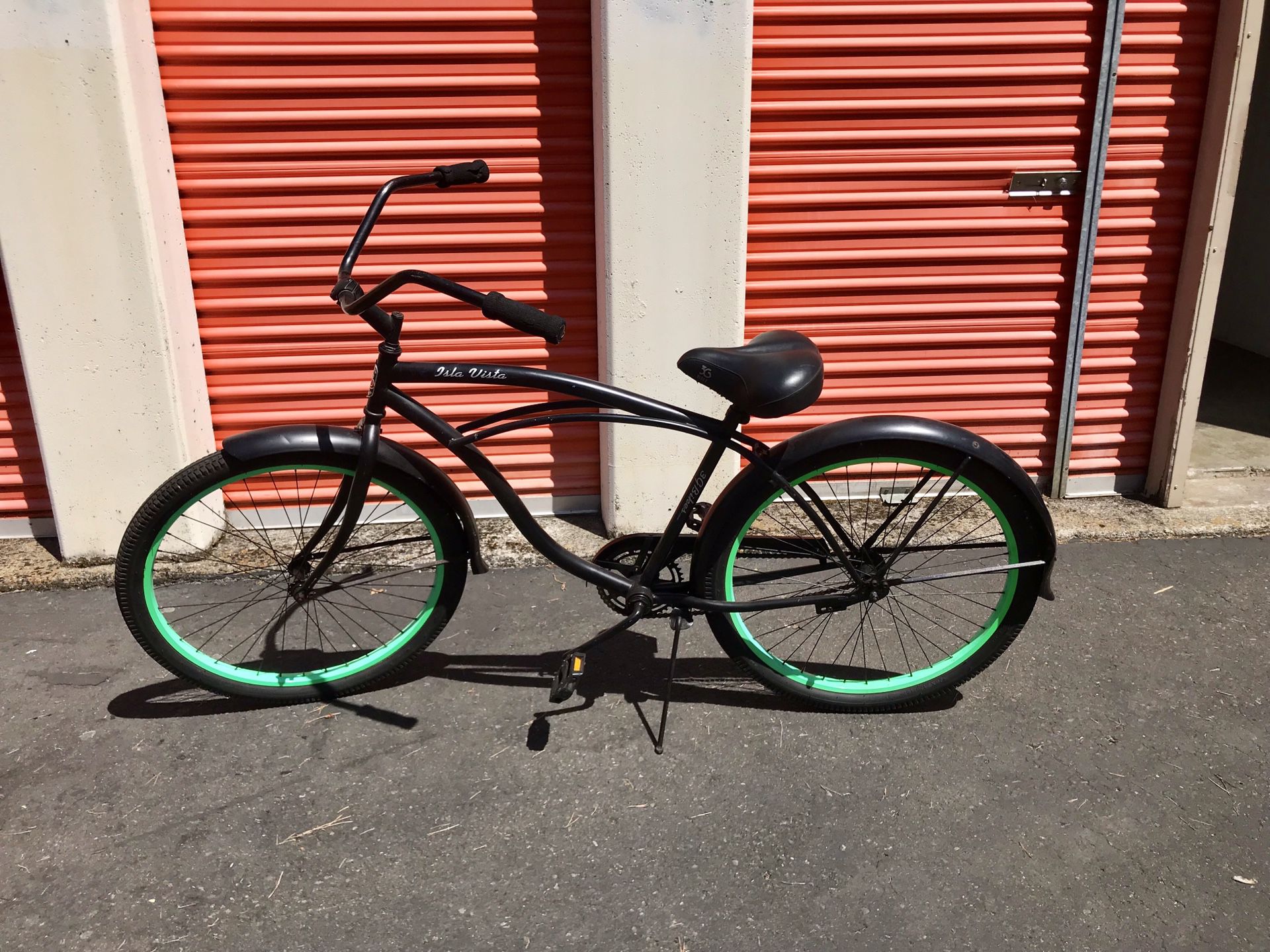 3G Isla Vista Cruiser Bicycle (Black/Green)