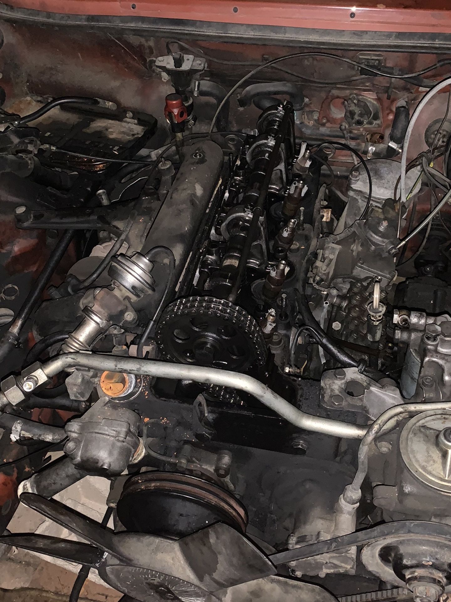 Mercedes Diesel Engine Complete OM617 5 Cylinder