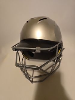 Under Armour Olympia UABH Black And Silver Batting Helmet Size 6 1/2 - 7 3/4