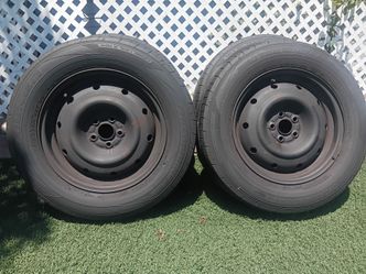 Set 215/60/16  rines y llantas 50x100 de vida 5x100 bolt para Corolla Jetta golf selica Audi varios $140 obo