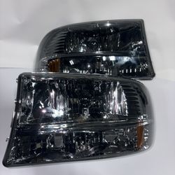 1997 To 2004 Dodge Dakota 1998 To 2004 Dodge Durango Headlights Faros 