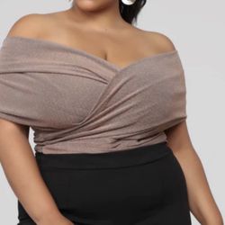 Blouse -bodysuit-Fashion Nova XlArge New 