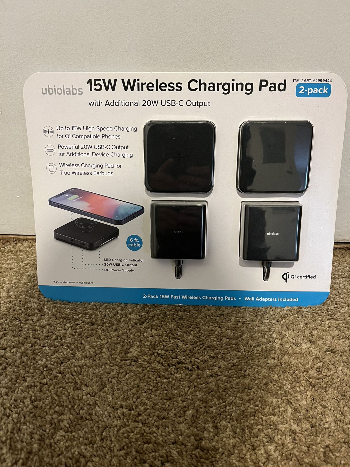2 Wireless Chargers 