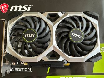 Msi graphic card 1660 6GB ti ventus