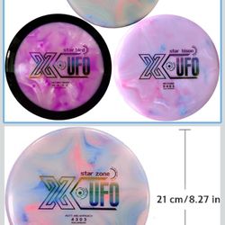 X-UFO Disc Golf Set - Disc Golf Starter Set, Includes 1 Putter, 1 Driver, and 1 midrange disc, Weighing 170-178 Grams. Suitable for Beginners and Prof