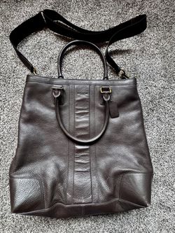 Vintage Leather Large Coach Bag