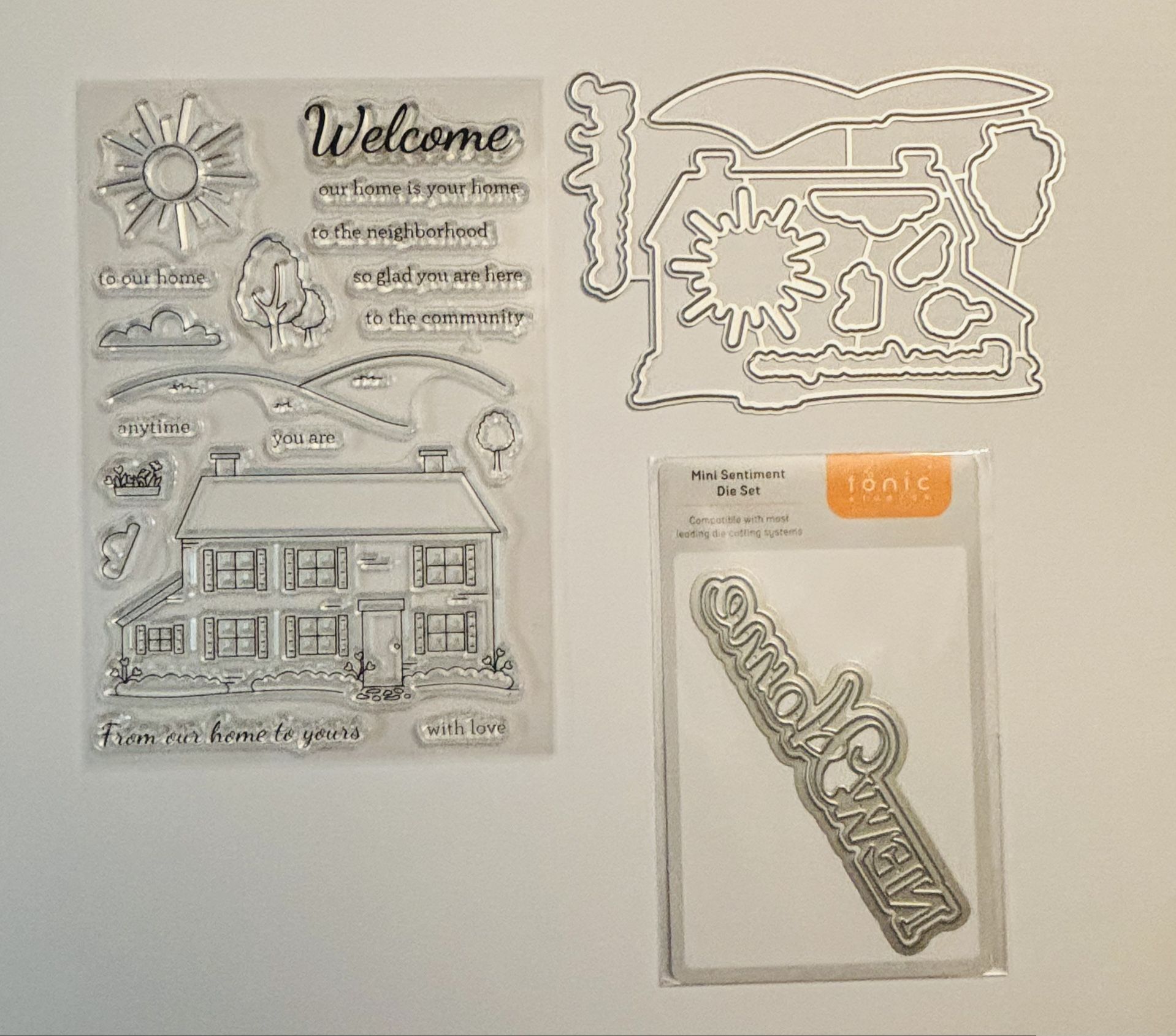 Our Home to Yours, New Home Stamps & Die Craft Making Bundle