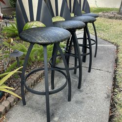 Vintage / Art Deco / unique / Bar stools 