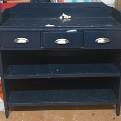 Wooden Changing Table with Drawers