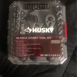 Husky 46 Piece Stubby Tool Set