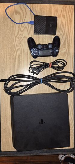 Playstation 4 Slim 500GB + 2TB External HDD with 30th Anniversary Dualshock 4
