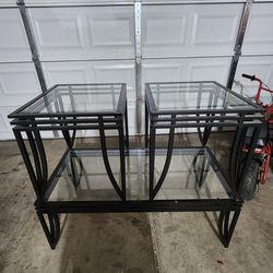 Two end Tables & Coffee Table 