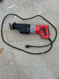 Milwaukee Heavy-Duty Super Sawzall corded reciprocating saw.