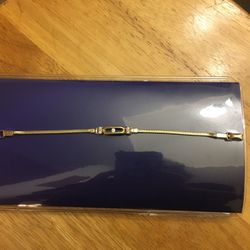 10K Yellow Gold Diamond Bracelet 